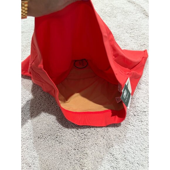 L.L.Bean New Swim Skirt Size 12 Coral Orange Sunblocking 13" Swim Bottom UPF 50 - Picture 6 of 9